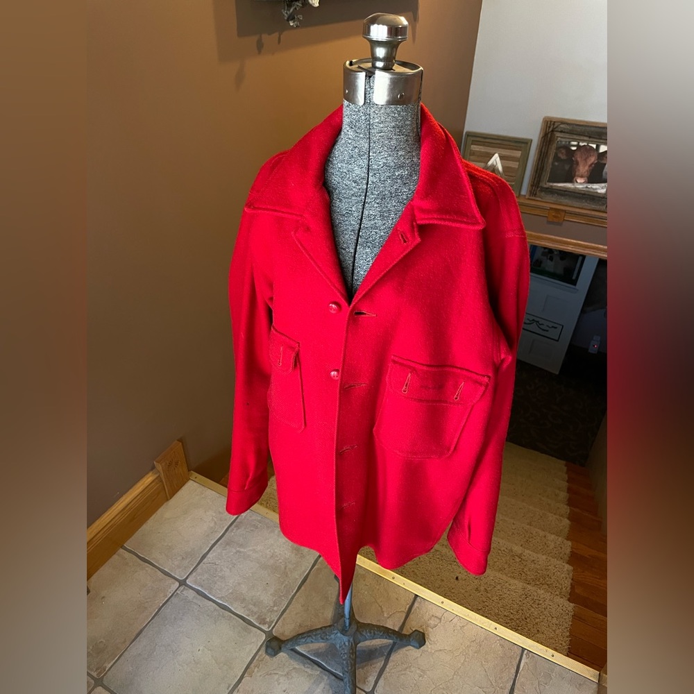 Red Wool Shirt Official Jacket (vintage)